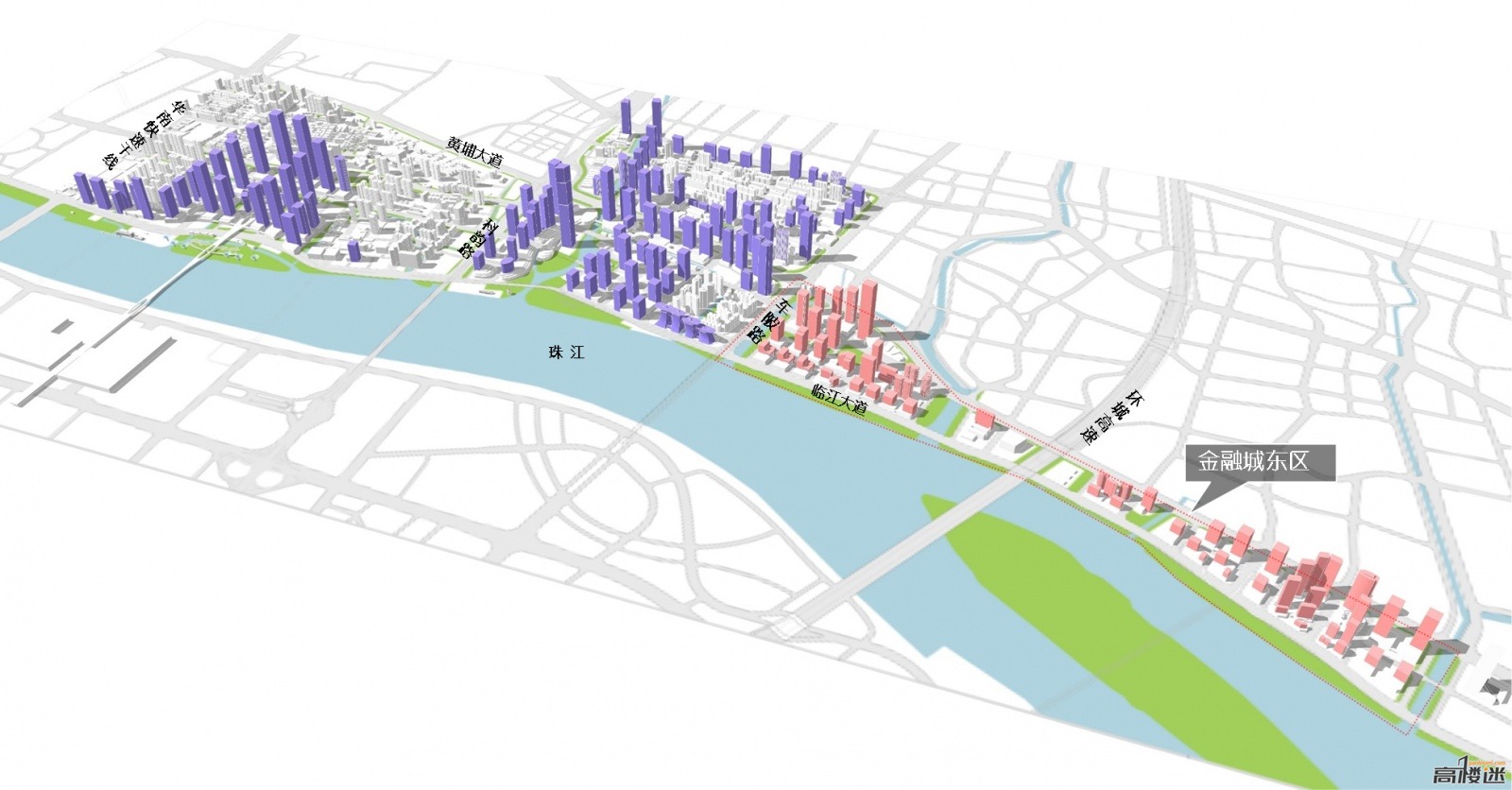 广州金融城规划图起步图片